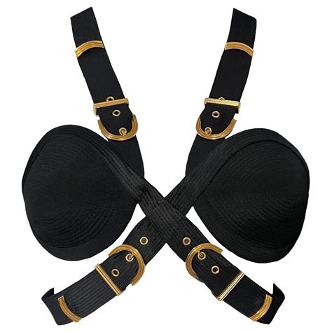 gianni versace bondage bra